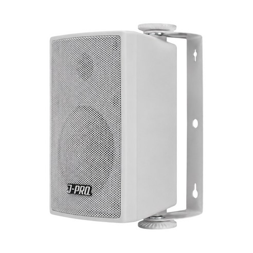 제이프로 완전방수 스피커 120W 외부용 야외용 벽걸이 스피커 매장 카페 업소용, 화이트, PRO-120