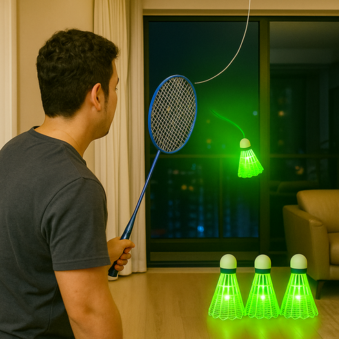 wiwivivi 실내 셀프 배드민턴 연습기 혼자하는 리턴볼 운동러 솔직 후기 | 실사용 리뷰 - 상품 이미지 1