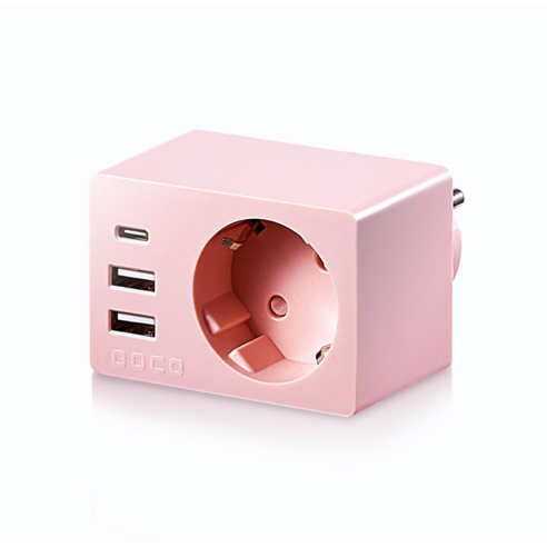 보코 미니원36 USB C타입 초고속충전 PD36W 1구 멀티탭 핑크 × 7.3cm × 1개, 핑크 × 7.3cm × 1개 섬네일
