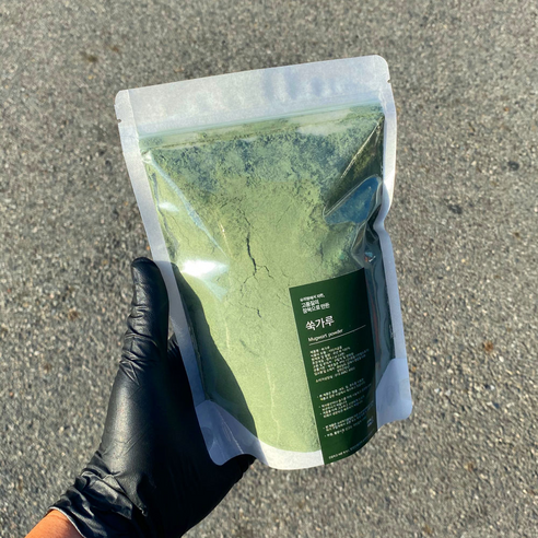 여린 참쑥으로 만든 프리미엄 국산 쑥가루 쑥라떼 쑥차 쑥우유 분말 이미지 2