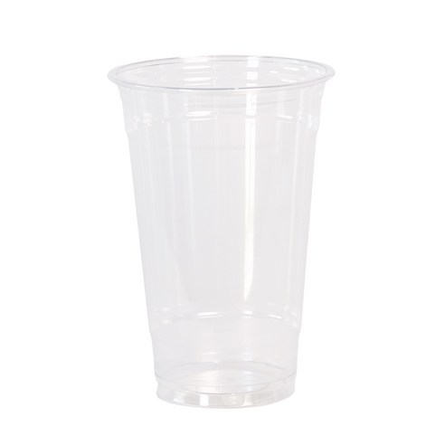 리밀 16온스 투명 아이스컵 92파이 PET 카페 업소용 테이크아웃 일회용컵, 1개, 100개입, 473ml