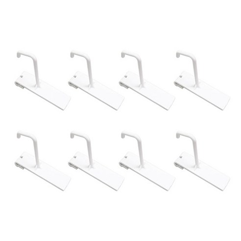 철망 걸이 5cm 8개 휀스 네트 망 후크 고리, 화이트, 1세트