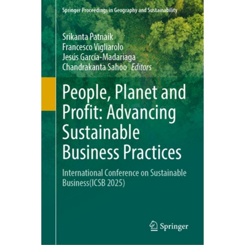 (영문도서)People Planet and Profit: Advancing Sustainable Business Practices: Internation... Hardcover, Springer, English, 9783032112958