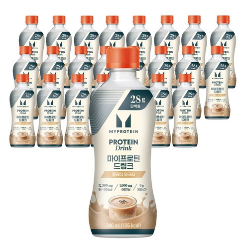 마이프로틴 드링크 클래식 밀크티, 24개, 340ml