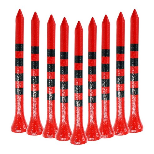 엘쏘 숙련자용 우드 골프티 83mm 100p, 레드, 100개