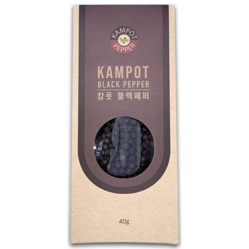 캄폿 라플랜테이션 LA PLANTATION 블랙페퍼 통후추 흑후추 리필, 40g, 1개