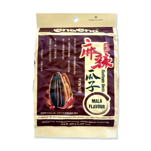 챠챠 해바라기씨 마라맛, 1개, 228g