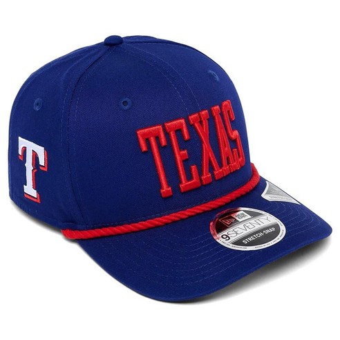 New Era Texas Rangers 9SEVENT 벤트Y 로프 스트레치 스냅 스냅백 캡 조절 가능한 모자 블루 - 가방 | 쿠팡