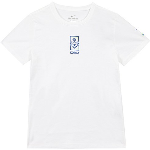 나이키 W KOREA KFA CREST T-SHIRTS 여성용 데일리 캐주얼 반팔 티셔츠
