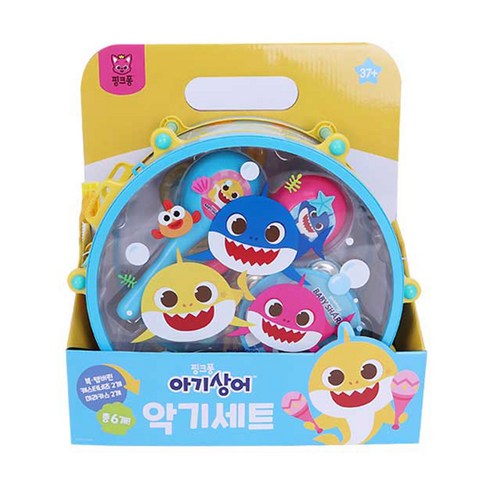 아이존 핑크퐁 아기상어 악기세트, 혼합색상, 1세트