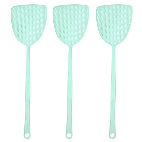 바이트 가정용 옛날 모기 파리채, 그린, 3개
