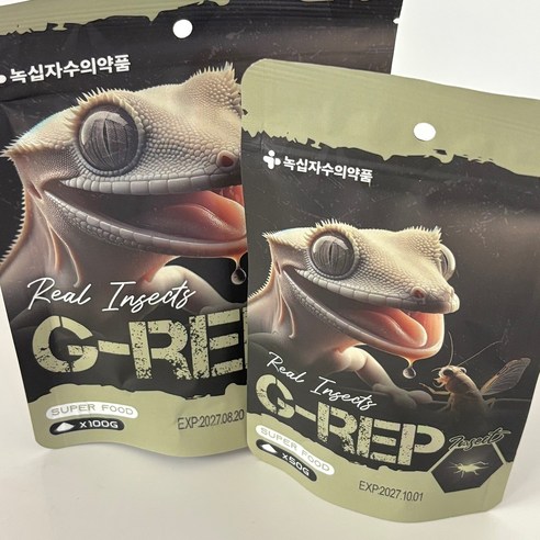 지렙 슈퍼푸드 인섹트맛 녹십자수의약품 크레사료 도마뱀먹이, 1개, 100g