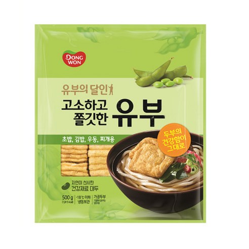 동원 냉동 유부, 500g, 2개