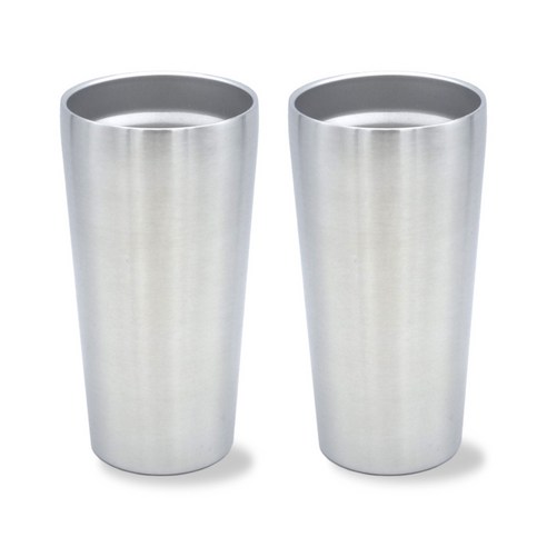 온리쿠 스텐 진공 이중컵, 2개, 670ml