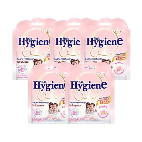 하이젠 옷장용 차량용 퍼퓸 방향제 블루밍 터치, 8g, 5개
