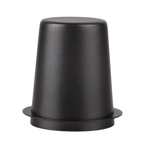 카페 도징컵 도징툴 탬퍼 분쇄컵 사이즈 51 53 58mm 포터필터, 1개, 블랙51mm