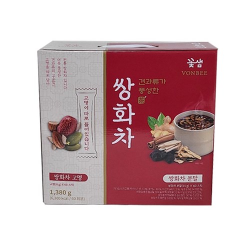 미니손거울증정] 코스트코 본비 견과류가 풍성한 쌍화차, 60개입, 1개