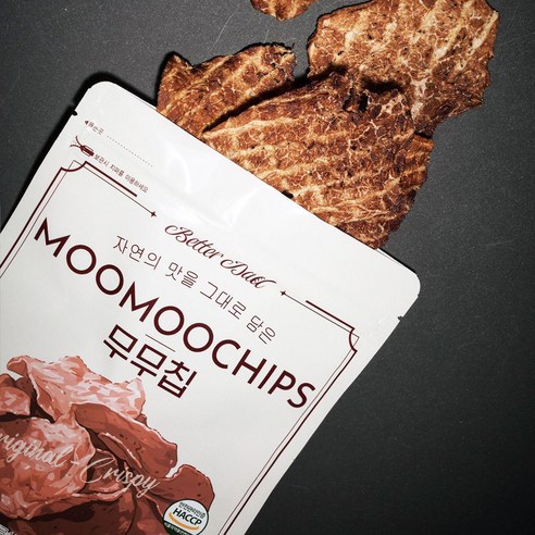 [소고기 99%] 바삭한 무무칩 목초육 목초우 소고기칩, 25g, 1개, 자연의맛