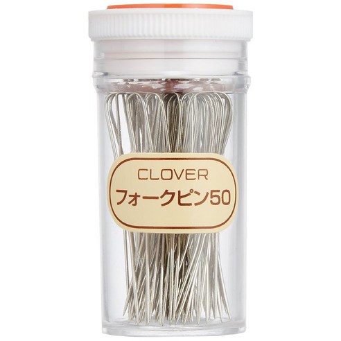 Clover 크로버 포크 핀 바늘 50 col.55-405 50개들이 50 - 줄바늘/대바늘