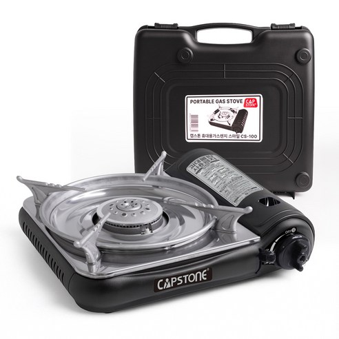 캡스톤 버너 고화력 휴대용 가스렌지 스마일 CS-100 / 바람막이 / 샌드블랙 이미지 4