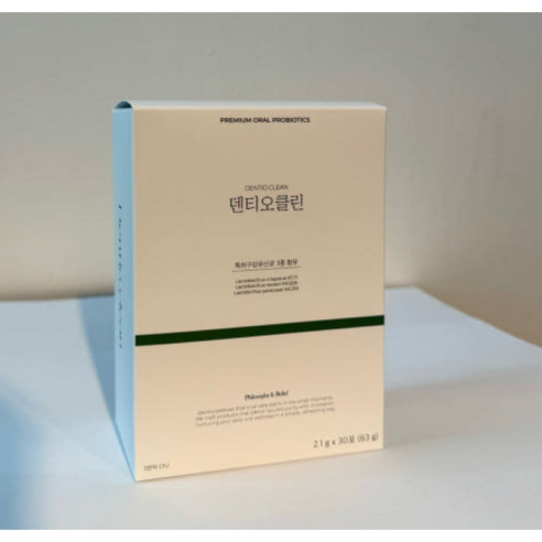 덴티오클린 구강 유산균 2gX30포 1박스 1개월분 덴티 오스 프로바이오틱스
