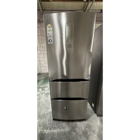 [중고] LG DIOS 327L 스텐드형 메탈 김치냉장고