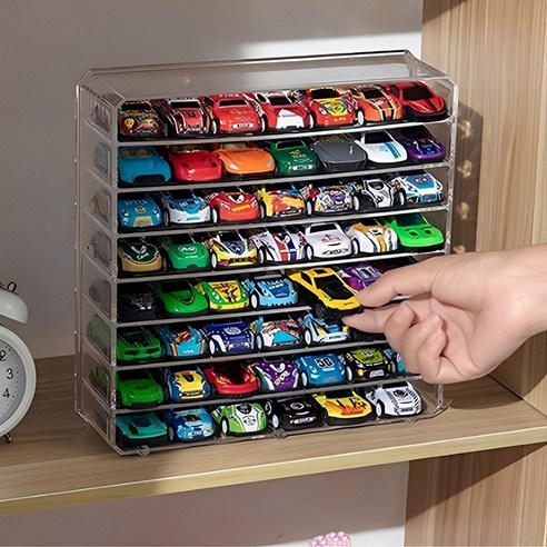 KOKHUB 미니카 장식장 피규어 진열대 케이스 보관 아크릴 장난감 이미지 2