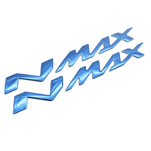 CULT 야마하 NAMX XAMX 엠블럼 오토바이 스티커, 1세트, B3.NMAX 엠블럼 블루