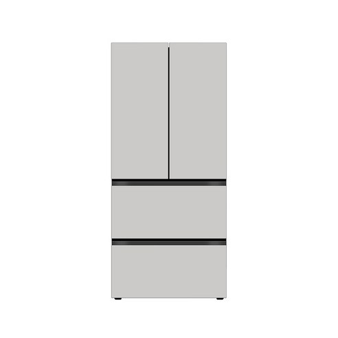 LG전자 디오스 AI 오브제컬렉션 김치냉장고 4도어 Z495MGG261 491L, 오브제컬렉션 그레이