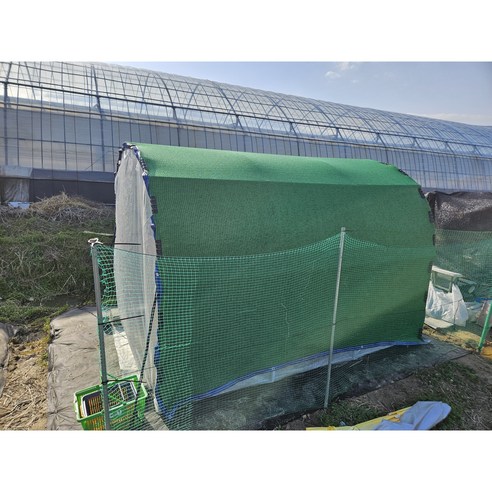 그늘애 차광막 흑색 95% 98% 이중직 흑색+녹색 강력사중직 그늘막 국내생산 주문제작 차광망 햇빛차단 옥상 캠핑 세차장 이미지 4