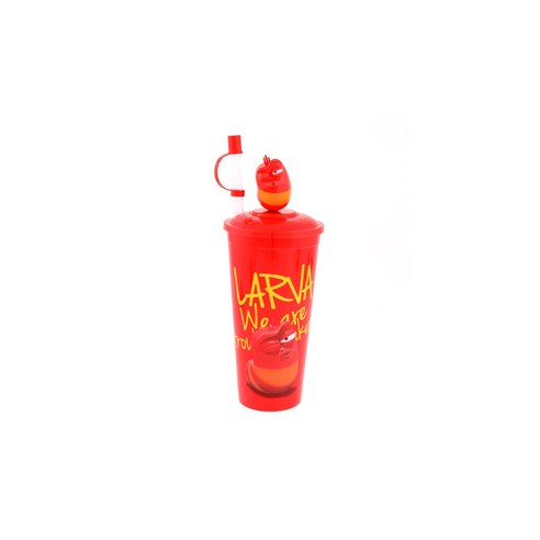 피규어 스탬프보틀 (라바 캐릭터 레드), 1개, 660ml, 레드