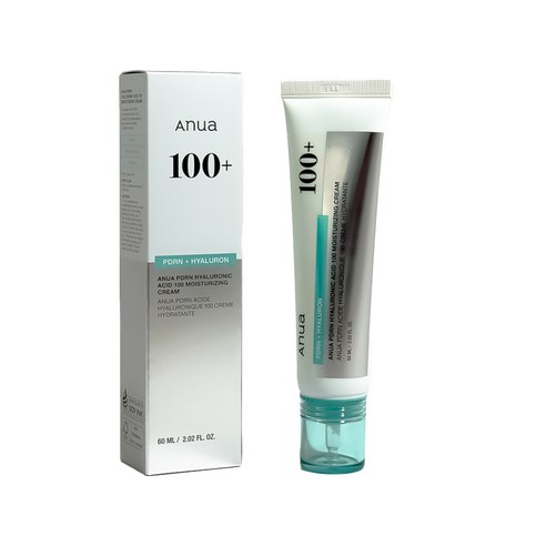 아누아 피디알엔 히알루론산 100 수분 크림, 1개, 60ml