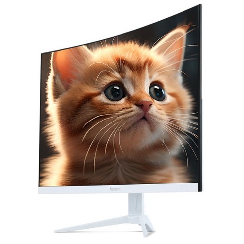 (비트엠) 비트엠 Newsync X27FC90 커브드 1500R 화이트 일반, 68cm