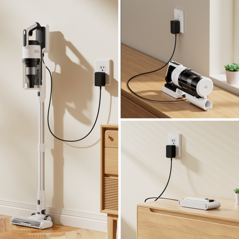 [2026년형] NICESUN 차이슨 무선 스틱 청소기 후기 분석 - 다양한 액세서리 활용 컷