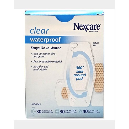 3M 넥스케어 방수 밴드는 상처 보호의 완벽한 선택입니다.