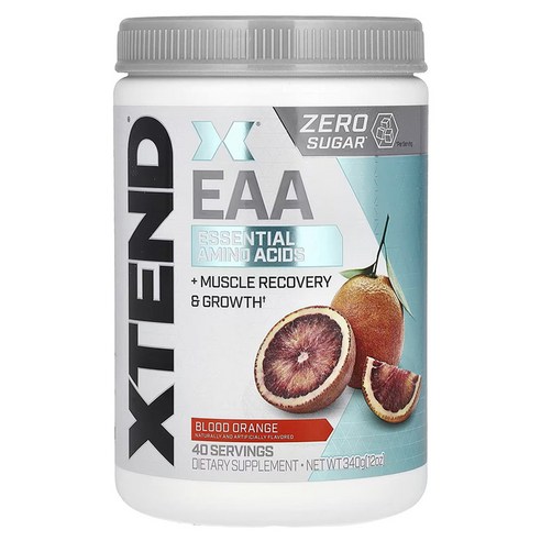 엑스텐드 EAA 에센셜 아미노산 파우더 블러드 오렌지 맛, 340g, 1개