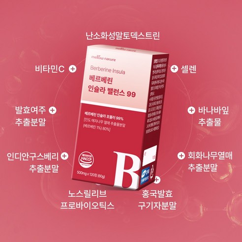 멜로우네이쳐 베르베린 인슐라 밸런스 99 대용량 120정, 1개 이미지 3