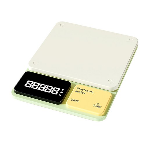 루베라 USB 충전 주방 전자저울 g단위 1g 정밀 소형 전자저울 가정용 베이킹 식품 저울, N32, 초록색, 5kg