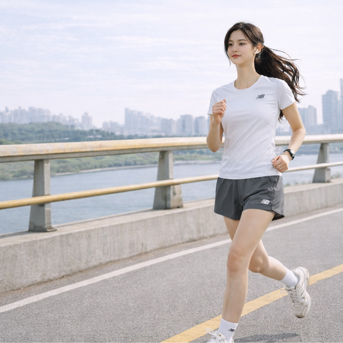 뉴발란스 우먼 러닝 3부쇼츠