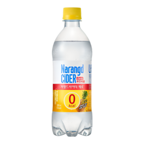 나랑드사이다 제로 파인애플, 500ml, 6개