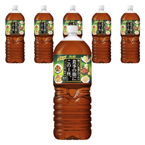 Asahi 기름진 식사에 1잔 보이차 X 녹차 페트