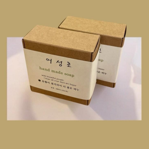 어성초 유황 비누 1+1 / 약산성 수제비누 / 세안 클렌징 샤워바 / ... 솔직 후기 | 실사용자 리뷰 분석 - 상품 이미지 2