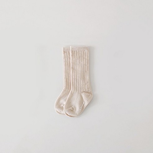 밀크하우스 유아동 롱 골지 아기 니삭스