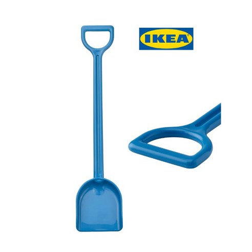이케아 IKEA SANDIG 산디그 어린이모래놀이 장난감삽 어린이삽 40cm, 1개, 0.09kg, 블루
