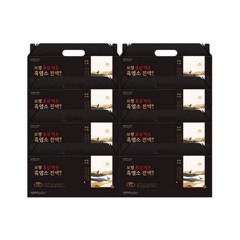 보령 홍삼 먹은 지리산 흑염소 진액 더블랙, 70ml, 240개
