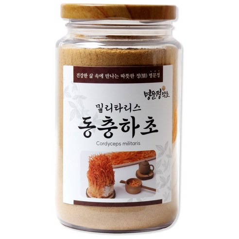 명문정약초 밀리타리스 동충하초분말 국산 300g, 1개 맛있게 먹은 솔직 후기 썸네일