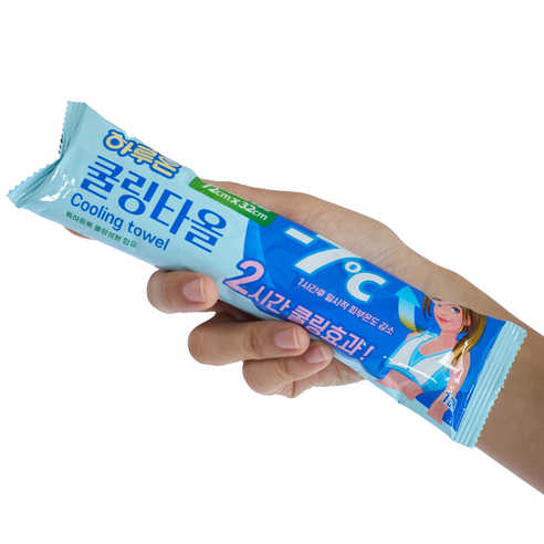 하루온 쿨링타올 혼합형 10개 ( 대형 5개+일반형 5개 ) 냉감타올 솔직 후기 | 피부 타입별 분석 - 상품 이미지 2