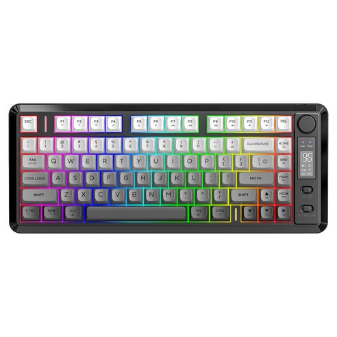 FREEWOLF M75 듀얼 모드 멤브레인 무선 키보드, 제조사축, 문 나이트