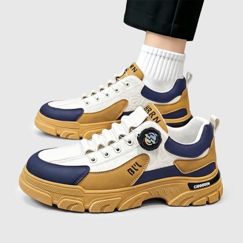 Modern Fashion 남자 발편한 다이얼 통굽 운동화 W40