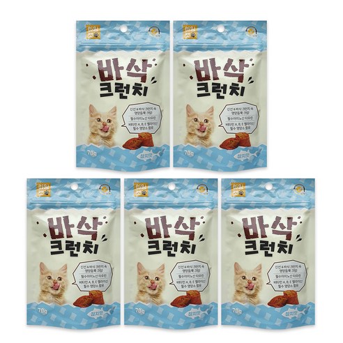 아임캣 바삭크런치 참치맛 겉바속촉 냥이간식, 5개